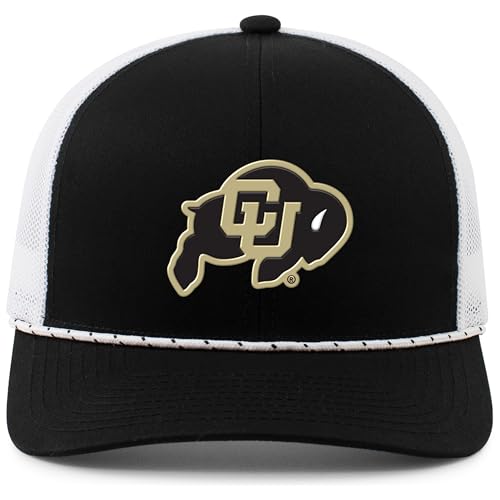 Pacific Headwear NCAA University of Colorado Men's Trucker Snapback Braid Cap OS
