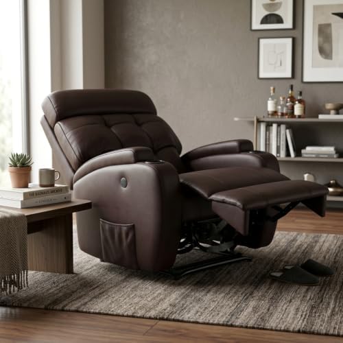 Poltrona do Papai Reclinável Elétrica Bivolt Com Massageador Reve...