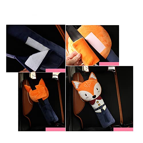 Image of Car Travel Pillow for Kids Car Seat Pillow Cute Cartoon Travel Pillow Cushion Breathable Head and Body Support Pillow for Sleeping Travel Neck Rest