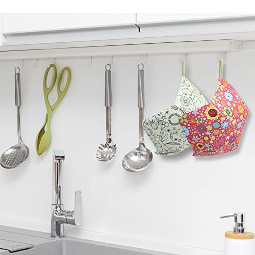 Mepple Microwave Bowl Cozy, Hot Soup Bowl Holders, Multipurpose Potholders For Hot & Cold Foods, Bowl-Shaped Containers, Essential Kitchen Utensils Gadgets, Set Of 2, Red And Green #TOP6