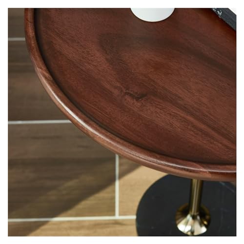 Table d'appoint en bois avec étagère de salon intégrée - 5