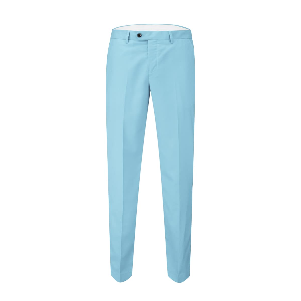 Sliktaa Traje de 3 piezas para hombre, con un botón, ajustado, formal, para boda, cena, chaleco y pantalones, multicolor