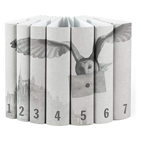 Juniper Books - Harry Potter Series - Castle and Owl - Book Covers for Hardcover Harry Potter Books Set Books NOT Included Cover