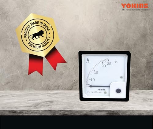 Image of YOKINS Moving Iron Analog panel meter AC Ammeter SR96 0-25A AC Direct, for AC current measurement size 96x96mm