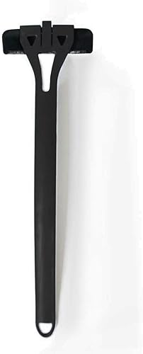 baKblade 1.0 - Depilación de espalda y afeitadora corporal (bricolaje), mango extralargo, afeitado húmedo o seco, 4 cuchillas incluidas