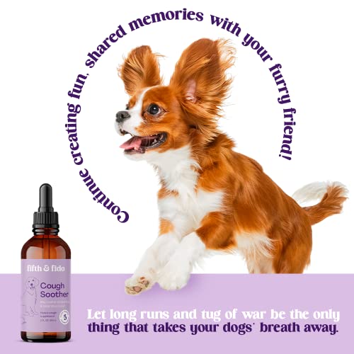 Fifth And Fido Liquid Milk Thistle For Dogs Liver Support And Dog Cough Suppressant - Kennel Cough Treatment For Dogs #TOP4