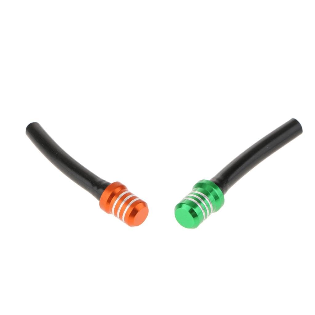 Club Bollywood® 2 Sets CNC Gas Fuel Tank Cap Valve Vent Breather Tube Hose Orange+Green|Motors | Parts & Accessories | Motorcycle Parts-image-44
