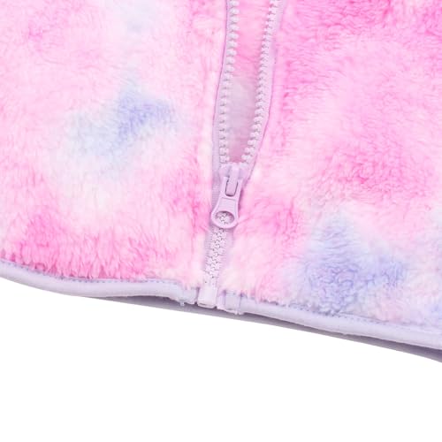 Image of Toddler Girls Boys Fleece Hoody Jacket Zip Up Teddy Coat Warm Winter Outwear