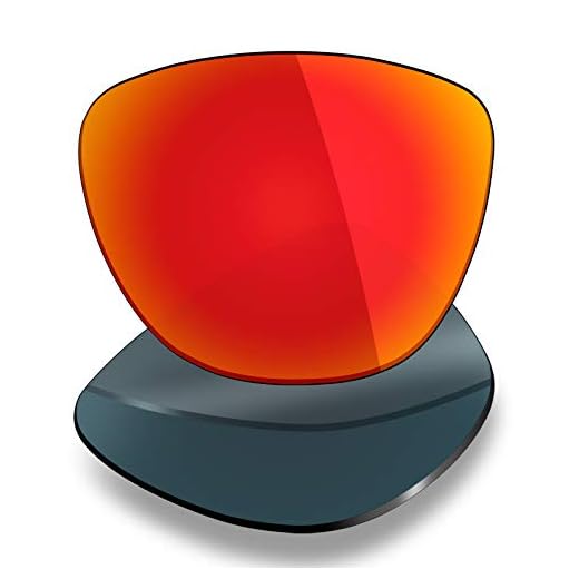 MRY - Gafas de sol - para hombre Multicolor Fire Red-Polarized