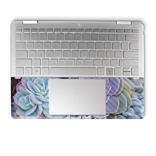 Image of MightySkins Carbon Fiber Skin Compatible with HP Spectre x360 14 inch (2022) Full Wrap Kit - Succulent | Protective, Durable Textured Carbon Fiber Finish | Easy to Apply | Made in The USA