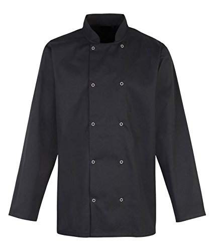 Chaqueta de Cocina Unisex Oregano Manga Larga Negro L Cover
