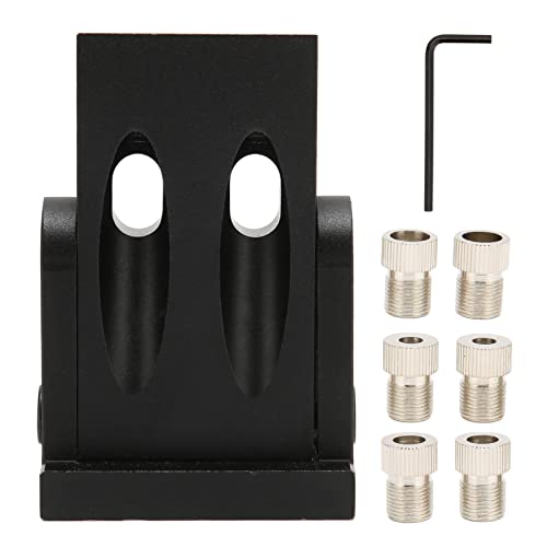 Woodworking Punch Locator for 15 Degree Inclined Holes, Essential Woodwork Guides and Joint Angle Tool, DIY Carpentry Locator with Compact and QuickChange Drill Sizes