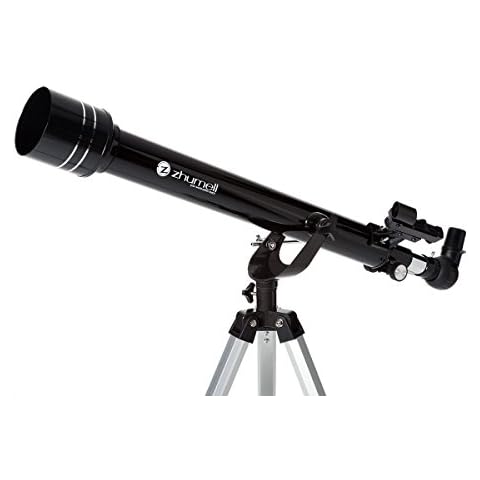 Zhumell 60mm AZ Refractor Telescope,ZHUN001-1,Black Cover