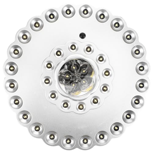 HAMPPLIES Lámpara Led Para Camping y Luces Para Sombrilla De Patio, Sin Pilas, 36 Led, Energía, Resistente Al Exterior, Para Senderismo y Picnic, Soporte Multiusos, Paquete Único