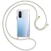 Produktbild mtb more energy® Handykette kompatibel mit Xiaomi Mi 11i, Poco F3, F3 5G, Redmi K40 (Pro, Pro+) - Broken White/Gold - Smartphone Hülle zum Umhängen - Anti Shock Full TPU Case