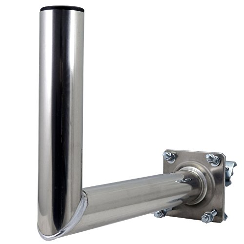 Sat An-Rohr-Halterung 35 cm für Satelliten-Schüssel aus Aluminium