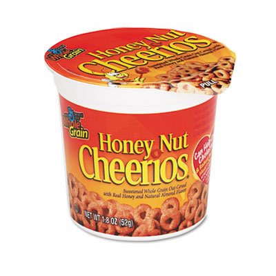 General Mills Honey Nut Cheerios - Taza de 1.8 onzas, paquete de 6