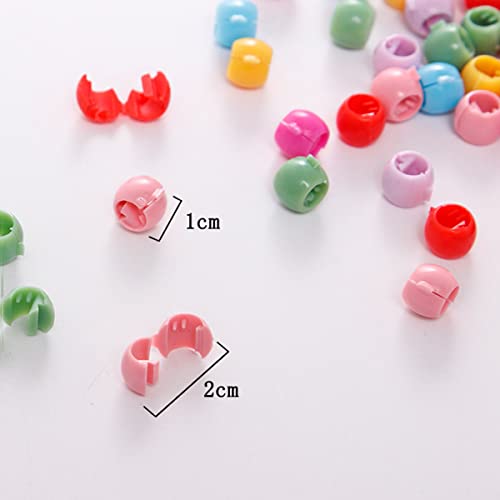 YUTOU Mini Hair Clip Clips, Small Hair Claw Clips, Hair Clips, Hair Beads, Hair Clips, Rainbow Clips - Image 3