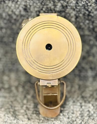 Brújula de bolsillo vintage de latón marino hecha a mano, antigua, para marinero, barco, 3 pulgadas miniatura 2