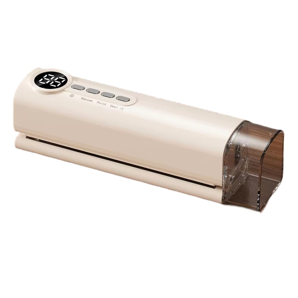 CTRLZS Strong Suction Digital Display Vacuum Sealer Easy to Use Multi-Purpose Heat Sealer Rechargeable Food Bag Sealer