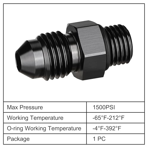 Image of EVIL ENERGY 4AN Flare to AN3 ORB Male O-Ring Fitting Adapter