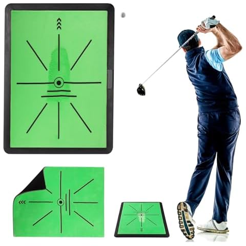 Golf Training Mat for Swing Path Feedback Cover
