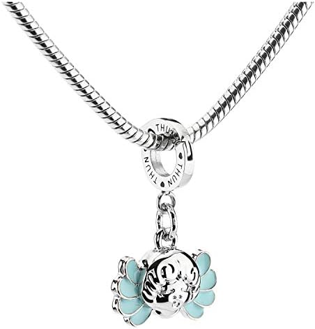 THUN – Charm Mom Angelo Bimbo – Zama placcata – Ottone Placcato – Acciaio Inossidabile – Smalto a Freddo – 1,5×1,2 cm