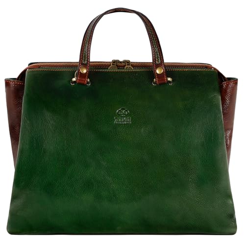 ✔️ DA PORTARE A MANO O A SPALLA – Grazie alla comoda maniglia superiore, puoi trasportare questa borsa elegante donna sia a mano che a spalla. DIMENSIONI - Altezza: 26 cm; Lunghezza: 40 cm; Larghezza: 13 cm; Include un sacchetto per proteggerla dalla polvere!