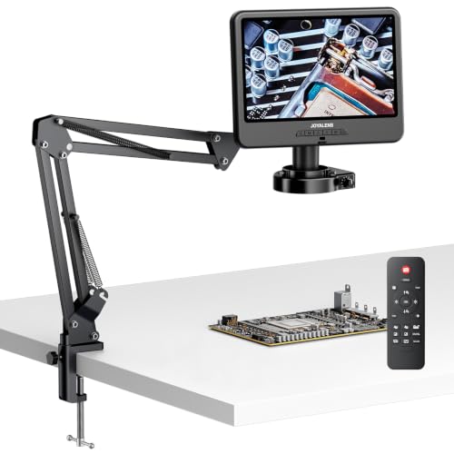Image of JL109A 10.1 inch Digital Microscope with Screen, Flex Arm Stand