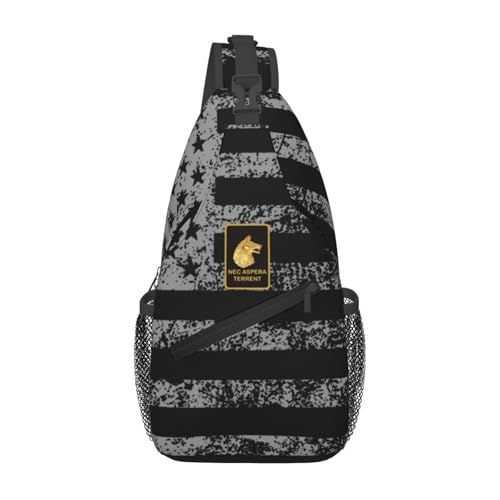 Mochila cruzada impermeable pequeña para hombre negra miniatura 2