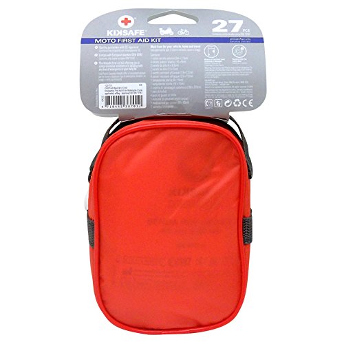 K-N 0127133 Pulizia | Kit Pronto Soccorso Moto e Bici 27 Pezzi: Omologato CE, DIN 13167, Perfetto per Ogni Viaggio