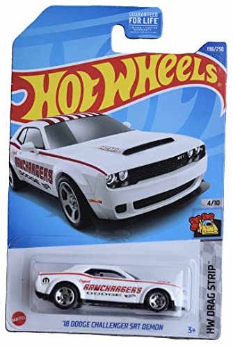 Hot Wheels 18 Dodge Challenger SRT Demon miniatura 1