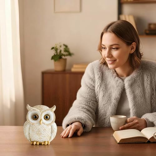 Estatua de Búho para Decoración de Hogar miniatura 5
