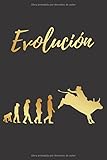 EVOLUCIÓN: CUADERNO LINEADO | DIARIO, CUADERNO DE NOTAS, APUNTES O AGENDA | REGALO CREATIVO Y ORIGINAL PARA LOS AMANTES DEL RODEO (Spanish Edition)