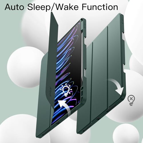 Coque iPad Pro 12.9 Anti Choc Evite la Perte du Stylet avec Dos TPU - 6