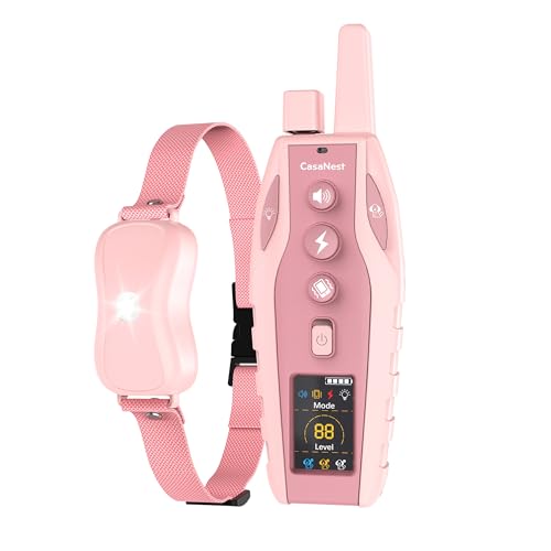 CasaNest Dog Shock Collar with Remote Control - 3300Ft Dog Training Collar for Dogs 60-100lbs...