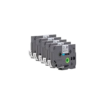 Amazon.com: Brother TZe-231 Labelling Tape Cassettes, Black