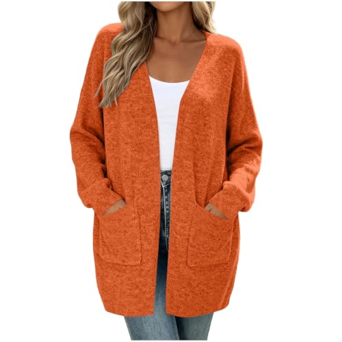 Cardigan Sweaters for Women Open Front Coats Long Sleeve Fashion Jackets - image 3