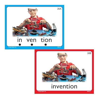 Super Duper Publications | Syllable Practice Fun Deck Flash Cards | Educational Learning Resource for Children