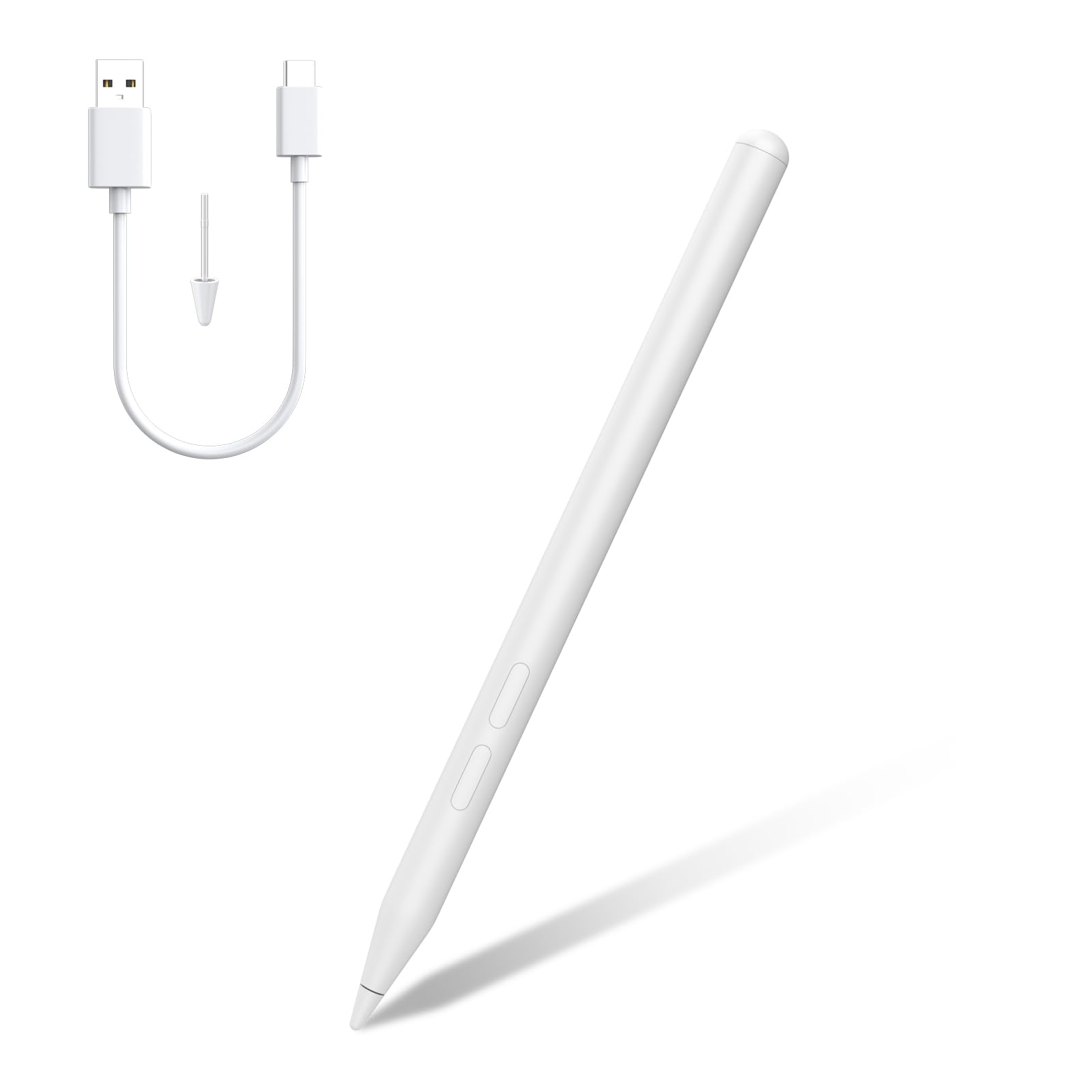 Lápiz táctil Activo para HP Omnibook y Envy x360 – 4096 Niveles de presión, rechazo de Palma y 80 Horas de autonomía – Compatible con HP Spectre x360, Pavilion x360 y Otros Modelos MPP