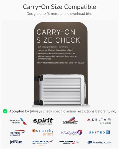 Image of LUGGEX Luggage Sets with Spinner Wheels, 8010S Aluminum Frame Zipperless Polycarbonate Hard Shell Suitcase Sets (ZX-Core, Charcoal Metallic, 3 Piece (20 /24 /28))