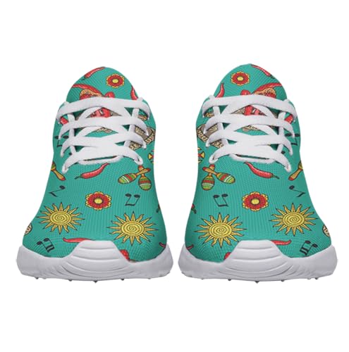 Women Men Colorful Vintage Chili Pepper Shoes Personalited 3D Print Running Shoes Athletic Tennis Sneakers3