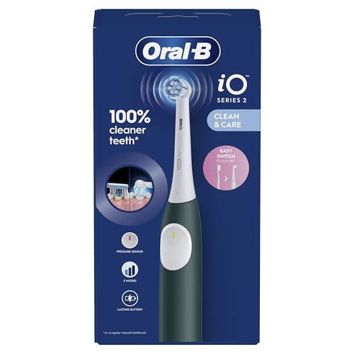 Oral-B iO 2 Spazzolino Elettrico Verde e 1 Testina