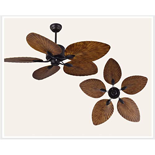 Ventilateur de plafond invisible rétro LED à conversion de fréquence pour salon - 5