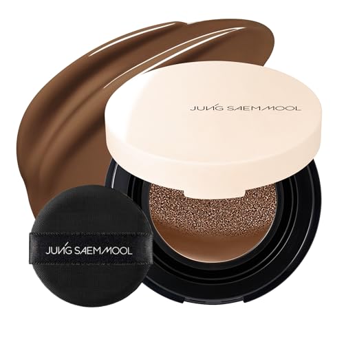 Image of JUNG SAEM MOOL Essential Skin Nuder Cushion | Natural Finish, Buildable Coverage Cushion Foundation by Korean Makeup Artist (Mini, 0.17 Fl Oz), 40N Chestnut