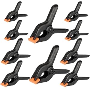 YIMIKE Federklemmen, 10 Stück, verschiedene Größen