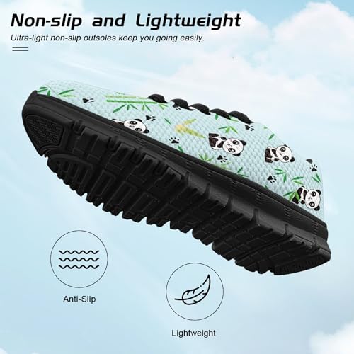 Micoklinlin Sneakers for Boys Girls Cute School Walking Shoes Anti-Slip Lace-up Jogging Shoes Outdoor Footwear for Kids 6