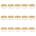 BENECREAT 15 Packs 80ml Pots cosmétiques en Plastique contenants cosmétiques vides Rechargeables avec couvercles à vis en Aluminium pour Lotion, Liquide, cosmétique, crème