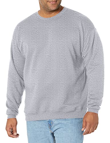 Hanes Men's Big and Tall ComfortBlend Sweatshirt, Light Steel, 3X-Large - 4