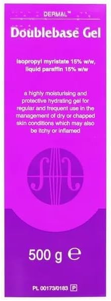 Double Emolliant Gel 500g | Highly Effective Moisturizing Solution for Dry Skin | Moisturiser for Eczema Psoriasis and Dermatitis Treatment